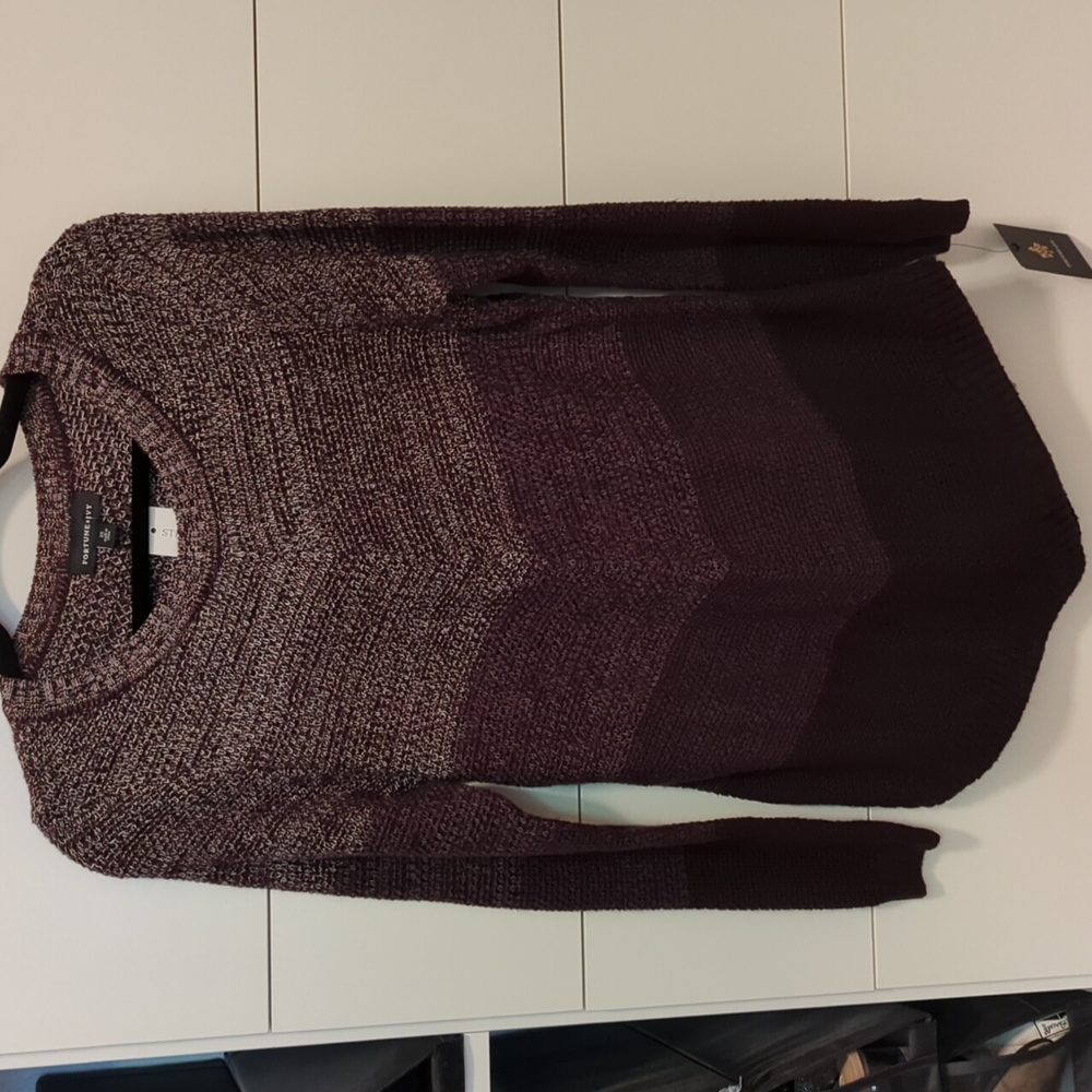 Stitch fix Fortune and Ivy sweater in purple XS